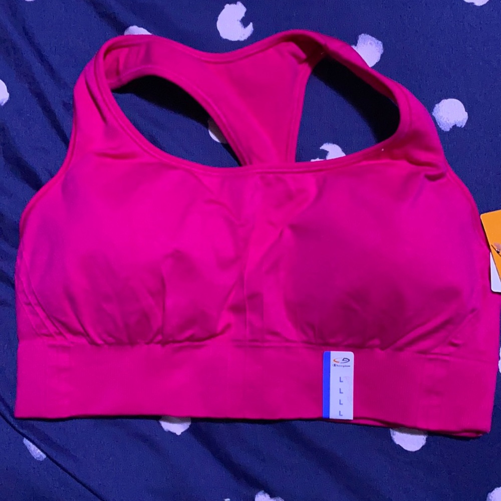 pink Sports bra